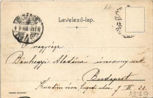 1903 Rozsnyó, Roznava; Hidegvíz-gyógyintézet, fürdő. Posner / spa, bath. Art Nouveau (EB)