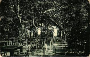 1912 Losonc, Lucenec; Losonczi-fürdő, vendéglő. Redlinger kiadása / spa, bath, restaurant (Rb)