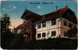 1923 Thurzófüred, Kupele Turzo (Gölnicbánya, Gelnica); Budapest nyaraló / villa (EM)