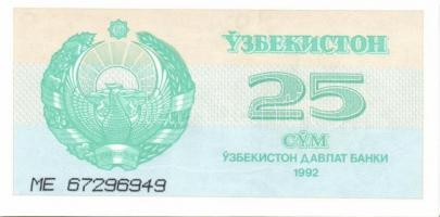 Üzbegisztán 8db klf modern bankjegy T:I