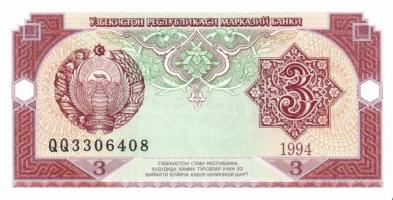 Üzbegisztán 8db klf modern bankjegy T:I