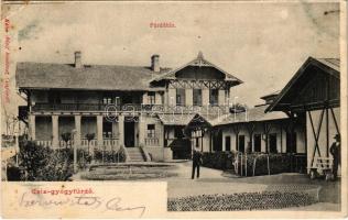 1905 Csíz, Csízfürdő, Kúpele Cíz; Fürdőház. Kohn Adolf kiadása / spa, bathhouse (kis szakadás / small tear)