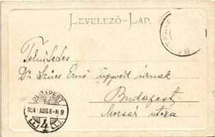 1904 Bártfa, Bártfafürdő, Bardejovské Kúpele, Bardiov, Bardejov; New York vendéglő, étterem. Eschwig...