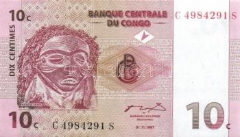 Kongó 8db klf modern bankjegy T:I