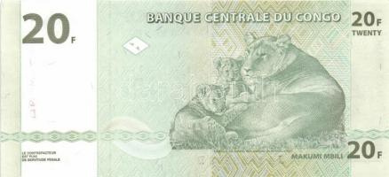 Kongó 8db klf modern bankjegy T:I