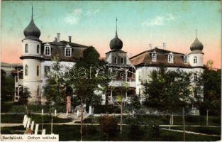 1914 Bártfa, Bártfafürdő, Bardejovské Kúpele, Bardiov, Bardejov; Otthon szálloda. Neumann Viktor kiadása / hotel, villa, spa (fa)