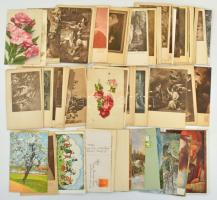 Kb. 90 db RÉGI művész motívum képeslap: múzeumi festmények / Cca. 90 pre-1945 art motive postcards: museum paintings
