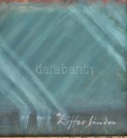 Ziffer Sándor jelzéssel: Csendélet. Olaj, vászon, dekoratív fakeretben, 60x50 cm