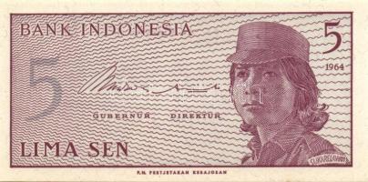 Indonézia 15db klf modern bankjegy T:I