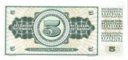 Jugoszlávia 18db klf modern bankjegy T:I