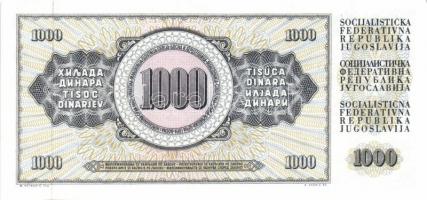 Jugoszlávia 18db klf modern bankjegy T:I