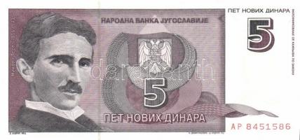 Jugoszlávia 18db klf modern bankjegy T:I