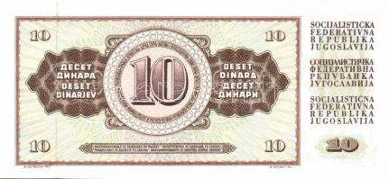 Jugoszlávia 18db klf modern bankjegy T:I