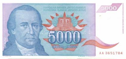 Jugoszlávia 18db klf modern bankjegy T:I