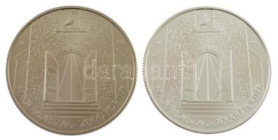 2017. 2000Ft Cu-Ni "A reformáció 500. évfordulója" + 10.000Ft Ag "A reformáció 500. é...