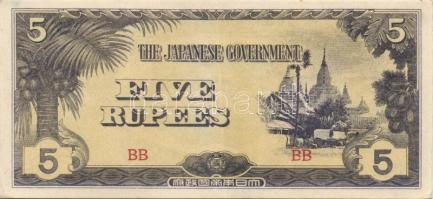 Ázsia-Óceánia/japán megszállás/II. V.H. 1940-es évek 9klf db T:I,I-