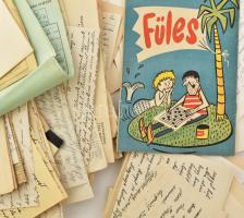 cca 1910-1980 Rózsahegyi György (1912-1986) vendéglátóipari vezető, szállodaigazgató, szakíró papírr...