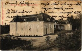 1914 Nekcse, Nasice; Gróf Pejacsevich kastély. Kiadja Alexandra Eisler / Dvor grofa Marka Pejacsevicha / castle (szakadások / tears)