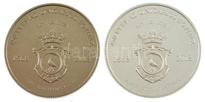 2018. 2000Ft Cu-Ni "450 éves az Unitárius Egyház" + 10.000Ft Ag "450 éves az Unitáriu...