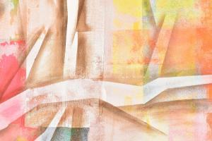 Nagy Imola (1976-): A természet győz. Akril, vászon, jelzett, hátoldalán autográf felirattal, 100x80...