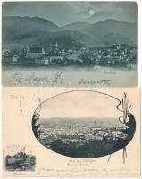 50 db RÉGI főleg hosszú címzéses főleg osztrák város képeslap vegyes minőségben / 50 mostly pre-1910...