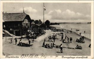 1933 Verőce, Nógrádverőce; Dunagyöngye strandfürdő