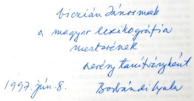 Borbándi Gyula: Nyugati magyar irodalmi lexikon és bibliográfia. Bp., 1992, Hitel. Kiadói egészvászo...