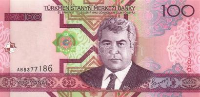 Türkmenisztán 5db klf modern bankjegy T:I