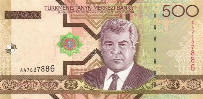Türkmenisztán 5db klf modern bankjegy T:I