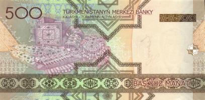 Türkmenisztán 5db klf modern bankjegy T:I