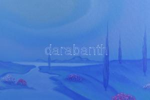 David Beeri (1951-): Jegenyék. Olaj, vászon. Jelezve jobbra lent, a hátoldalán autográf felirattal. ...