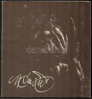 1985-1986 Gyémánt László festőművész kiállítási prospektusa és katalógusa. A prospektus aláírt, a ka...