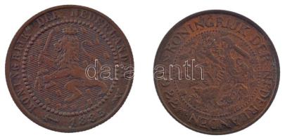 Hollandia 1883. 1c bronz + 1922. 1c bronz T:2,2- patina
Netherlands 1883. 1 Cent bronze + 1922. 1 C...