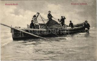 Fonyód-fürdő, Balatoni halászat. D.K. Bp. 1906. 1061. (EK)