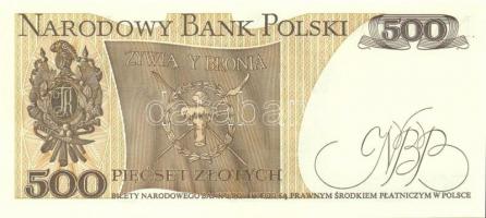 Lengyelország 6db klf modern bankjegy T:I