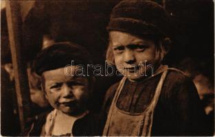 1916 Typy Rosji / Orosz zsidó gyerekek, Judaika / Typen aus Russland / Russian Jewish children, Judaica