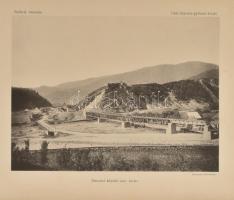 1897 Székely vasutak - Csíkszereda-Gyimes határszéli vonal, 43 db fénynyomatot tartalmazó album, fel...