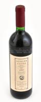1997 Günzer Zoltán Villányi Günzer Cuvée, Kékfrankos-Cabernet Sauvignon-Kékoportó-Merlot, bontatlan palack száraz vörösbor, 12,5 %, pincében szakszerűen tárolt, 0,75 l.