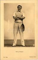 Willy Fritsch with tennis racket. Phot. Hollaender (EK)