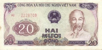 Vietnám 25db klf modern bankjegy (Észak, Dél, Egyesült szocialista) T:I,I-