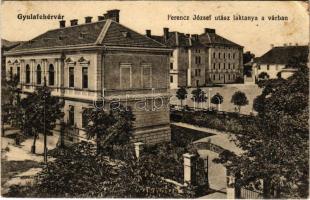 1916 Gyulafehérvár, Alba Iulia; Ferenc József utászlaktanya a várban. Weisz Bernát kiadása / K.u.K. military pioneer barracks in the castle (EB)