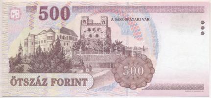 2008. 500Ft "ED 6270102" T:I-,II hajtatlan