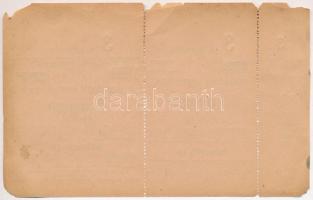 ~1930. "Pestvidéki versenyek" befutó fogadó szelvények 5P értékben, kitöltetlen T:III szak...