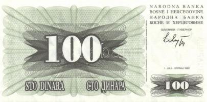 Bosznia-Hercegovina 10db klf modern bankjegy, benne "novcsani bon" T:I