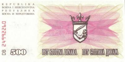 Bosznia-Hercegovina 10db klf modern bankjegy, benne "novcsani bon" T:I