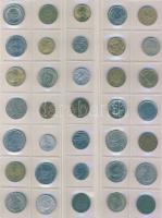Jó világpénz tétel, 412db régi és új, sok jobbal, rengeteg tengerentúllal!