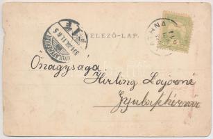 1904 Zalatna, Zlatna; M. kir. kohótelep. Folberth Vilmos kiadása / iron factory, ironworks, smelter ...