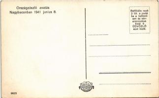 Nagybacon, Nagy-Baczon, Batanii Mari; Országzászló avatás 1941. június 8. / inauguration of the Hung...