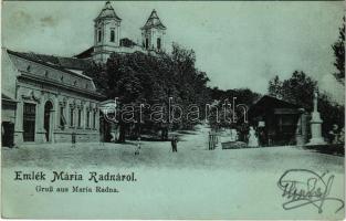 1906 Máriaradna, Radna (Lippa, Lipova); Búcsújáróhely, kegytemplom / pilgrimage site, church (fl)