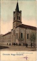 Nagyvárad, Oradea; Görögkatolikus templom a szemináriummal / Greek Catholic church with seminary (EK)